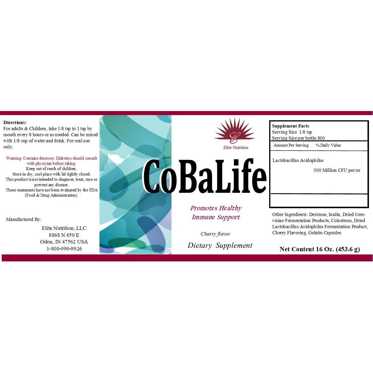 CoBaLife 18 oz
