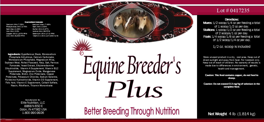 Equine Breeders Plus Bucket 15lbs