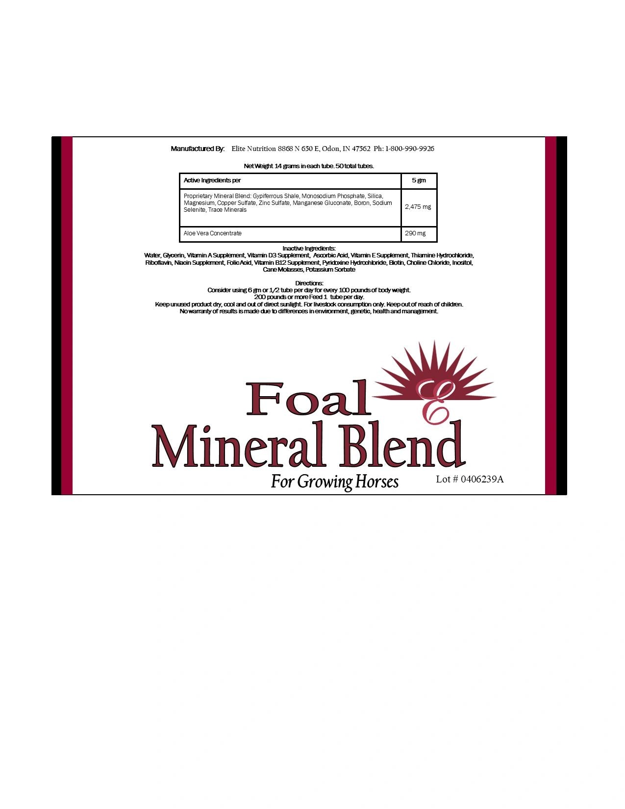 Foal Mineral Blend 50 Count