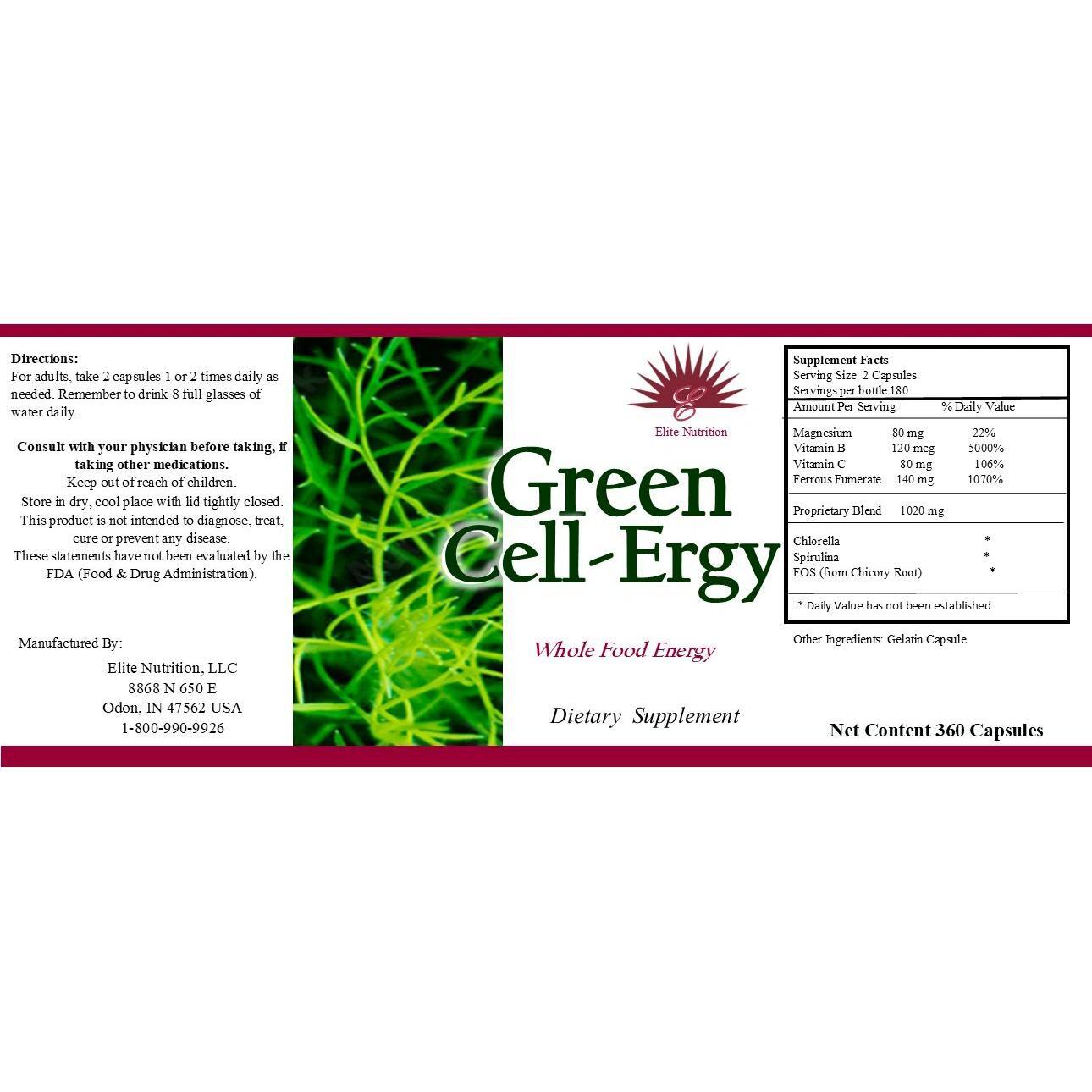 Green Cell-Ergy 360 Caps