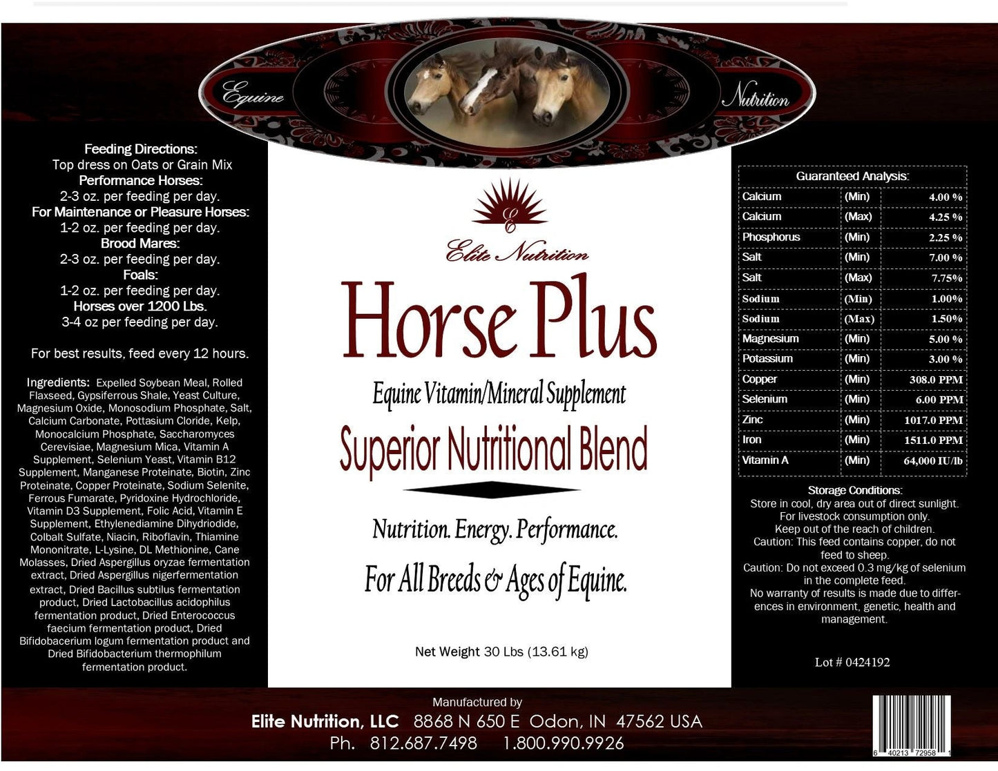 Horse Plus 12lbs