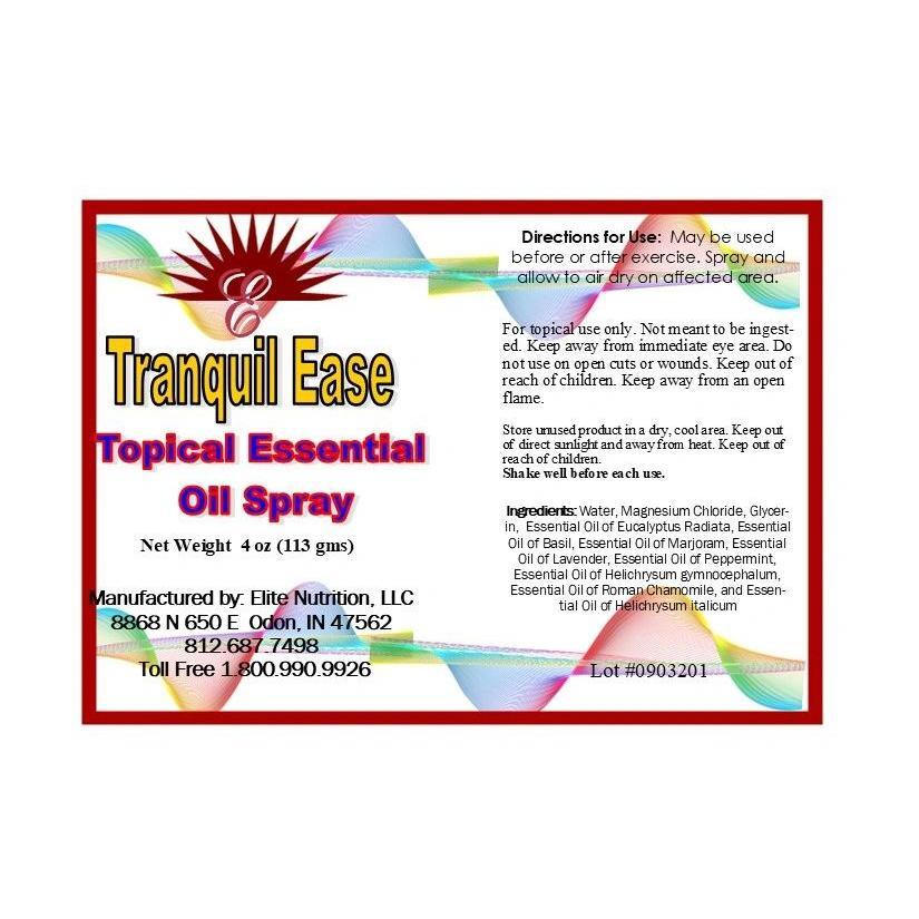 Tranquil Ease Essential Oil Spray