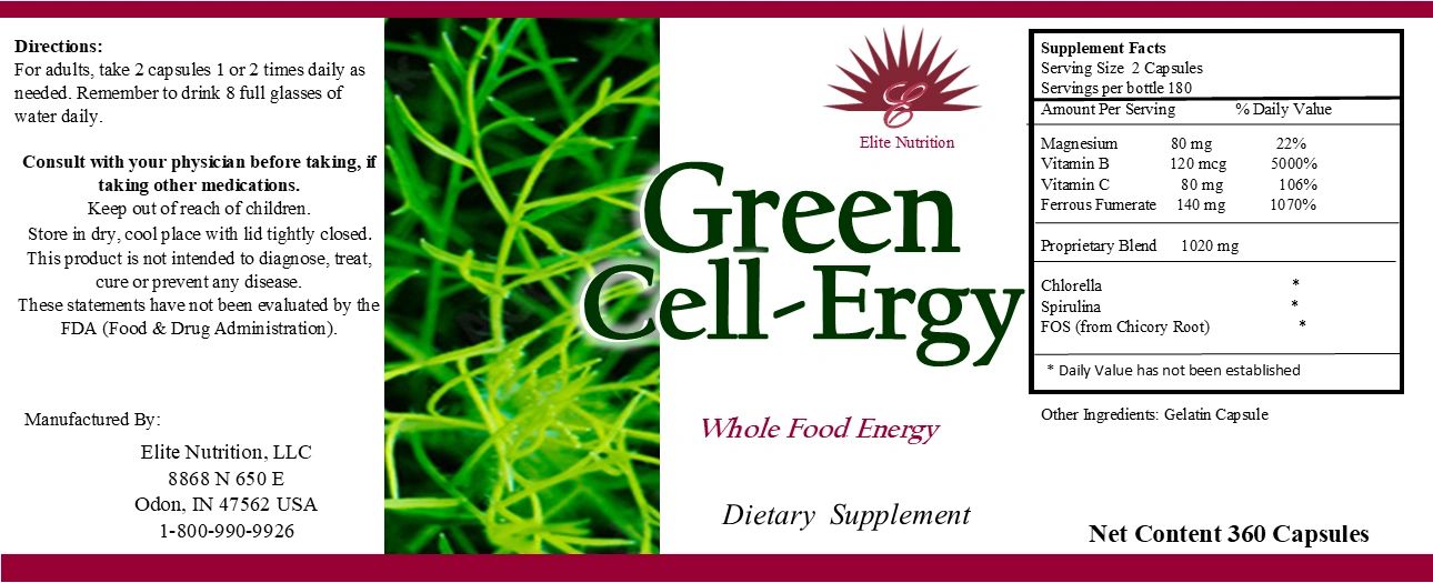 Green Cell-Ergy 360 Caps