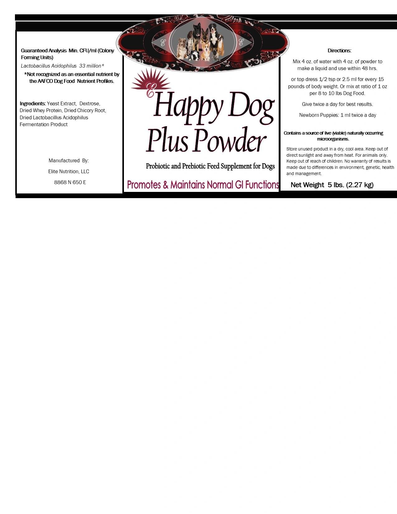 Happy Dog Plus Shaker